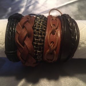 New unisex band bracelets lot of 5